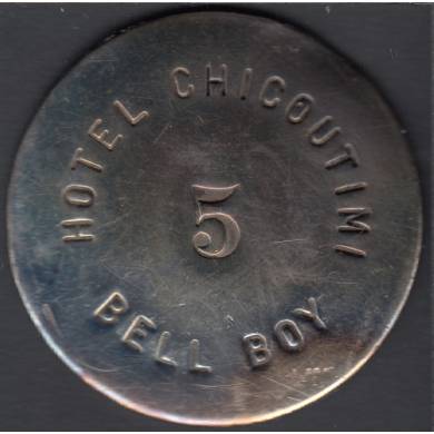 Hotel Chicoutimi Bell Boy 5 - Insigne - Médaille