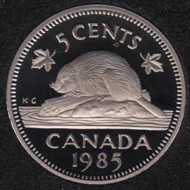 1985 - Proof - Canada 5 Cents
