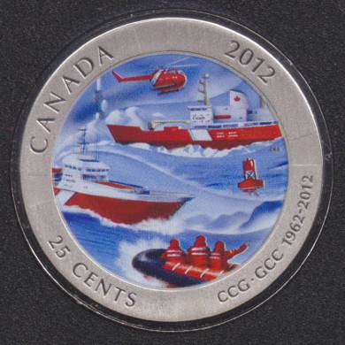 2012 - Specimen - Coast Guard - Canada 25 Cents
