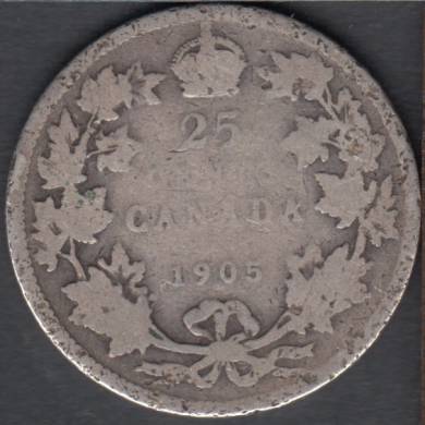1905 - Good - Canada 25 Cents