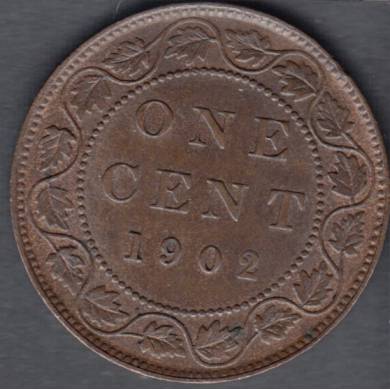1902 - AU/UNC - Canada Large Cent