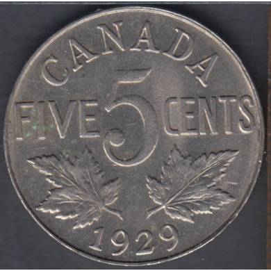 1929 - EF - Canada 5 Cents
