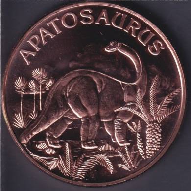 Apatosaurs - 1 oz 999 Fine Copper