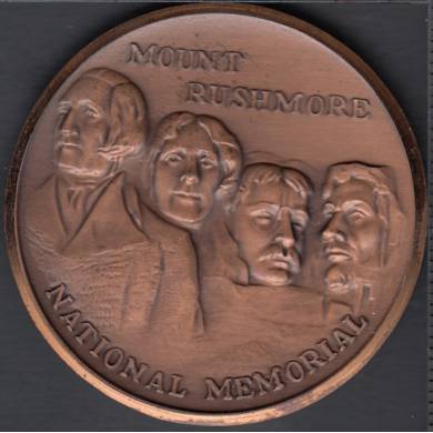 Mount Rushmore - National Memorial -Black HIls - South Dakota - Medal