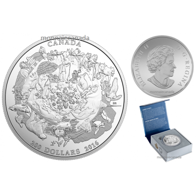 2016 - $200 for $200 - Fine Silver Coin - Canada's Icy Arctic