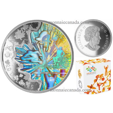 1 oz. Fine Silver Hologram Coin - TORONTO 2015™ Pan Am and Parapan Am Games
