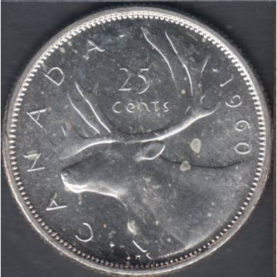 1960 - Unc - Canada 25 Cents