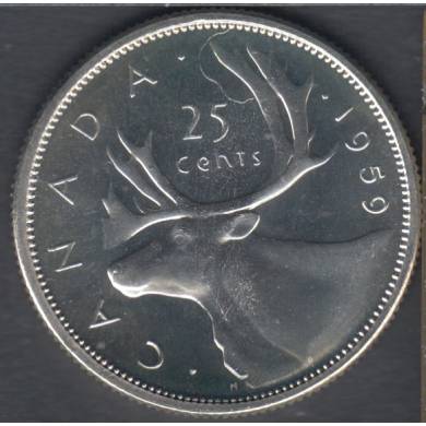 1959 - Proof Like - Canada 25 Cents