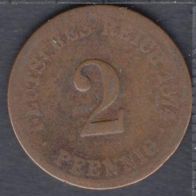 1874 G - 2 Pfennig - Germany