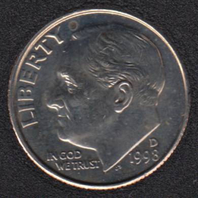 1998 D - Roosevelt - B.Unc - 10 Cents