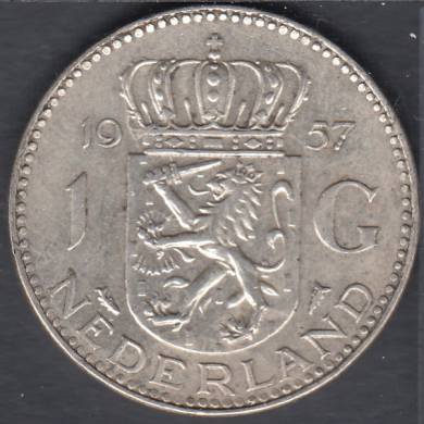 1957 - 1 Gulden - Pays Bas