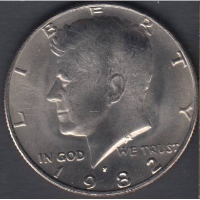 1982 P - B.Unc - Kennedy - 50 Cents