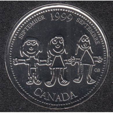 1999 - #9 NBU - Septembre - Canada 25 Cents
