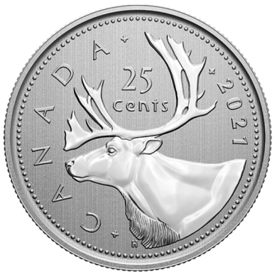 2021 - Specimen - Canada 25 Cents