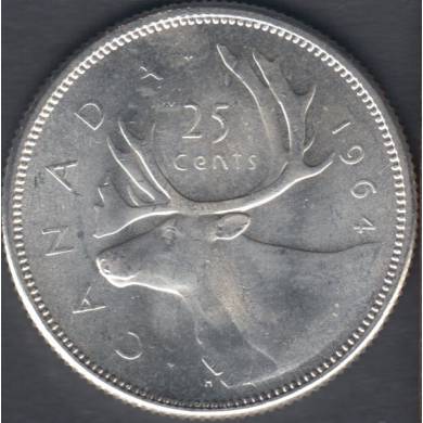1964 - B.Unc - Canada 25 Cents