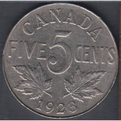 1923 - VF - Canada 5 Cents