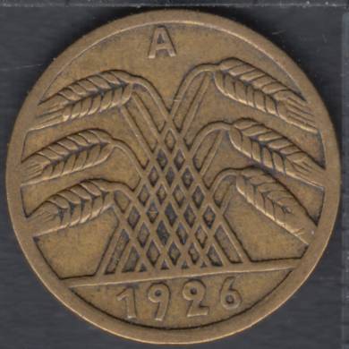 1926 A - 5 Reichsnpfennig - Allemagne