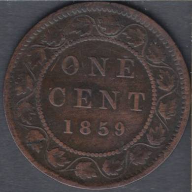 1859 - VG - N9 - Canada Large Cent