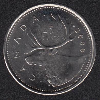 2006 P - B.Unc - Canada 25 Cents