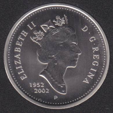 2002 - 1952 P - Specimen - Canada 25 Cents