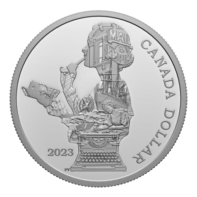 2023 - $1 - Fine Silver Proof Dollar– Kathleen “Kit” Coleman: Pioneer Journalist