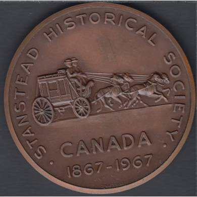 1967 - 1867 - Stanstead Historical Society - Medal