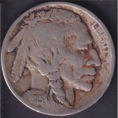 1915 - VG - Indian Head - 5 Cents