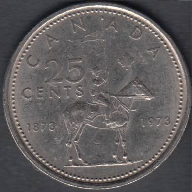 1973 - Large Bust - VF - Canada 25 Cents