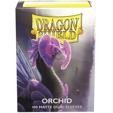 Dragon Shield - 100 Standard Size Card Sleeves - Orchid - Matte Dual