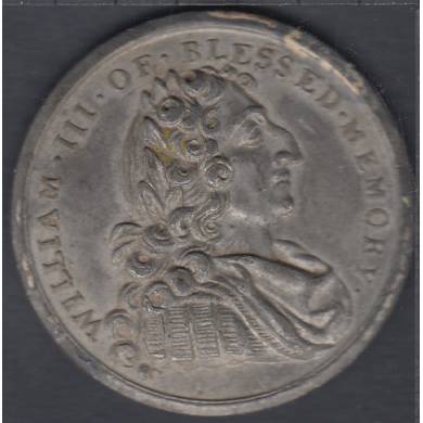 1788 - William III - Evolution Jubilee - Britons Never Will Be Slaves - Nov. IV 1788 - Penny Token
