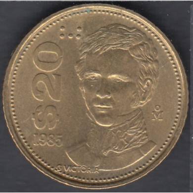 1985 Mo - 20 Pesos - Mexique