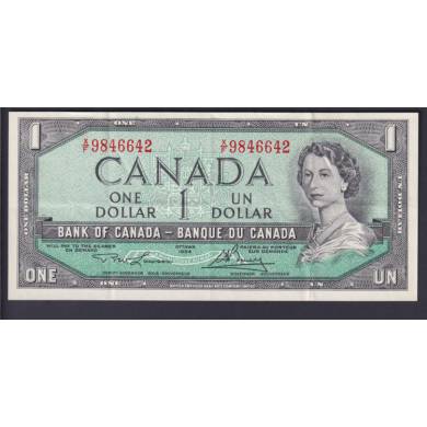 1954 $1 Dollar - VF/EF - Lawson Bouey - Prefix X/F