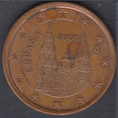 2000 - 5 Euro Cent - Spain