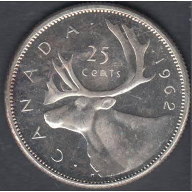 1962 - AU/UNC - Canada 25 Cents