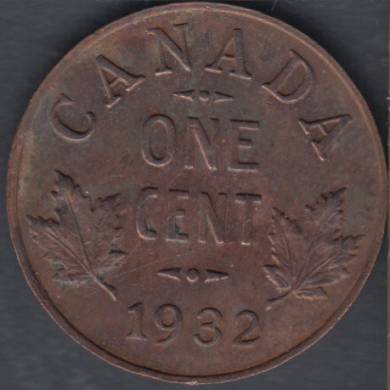 1932 - Unc Brown - Canada Cent