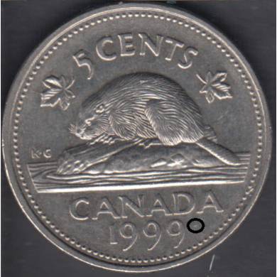 1999 - Dot - Canada 5 Cents