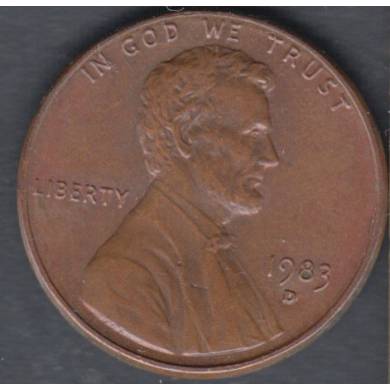1983 D - AU - UNC - Lincoln Small Cent