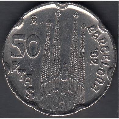 1992 - 50 Pesetas - Espagne