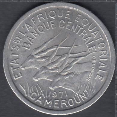 1971 - 1 Franc - tats d'Afrique quatoriale