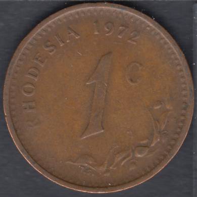 1972 - 1 Cent - Rhodesia