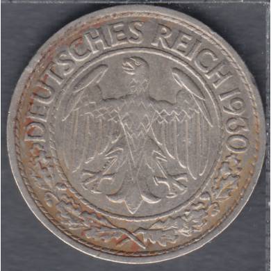 1930 A - 50 Reichspfennig - Allemagne