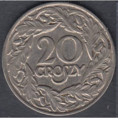 1923 - 20 Groszy - Pologne