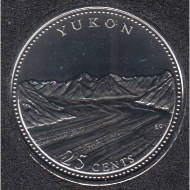 1992 - #5 NBU - Yukon - Canada 25 Cents