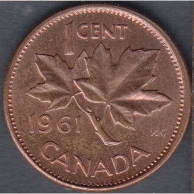 1961 - Hanging '1' - Canada Cent