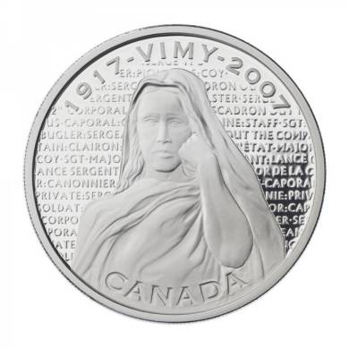 2007 - $30 - Sterling Silver Coin - Vimy Ridge