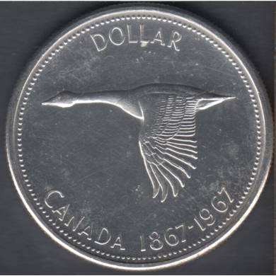 1967 - UNC - Polished -  Canada Dollar