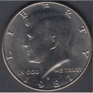 1987 P - B.Unc - Kennedy - 50 Cents