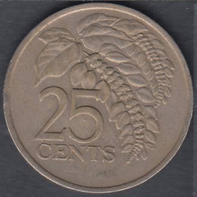 1976 - 25 Cents - Trinidad & Tobago