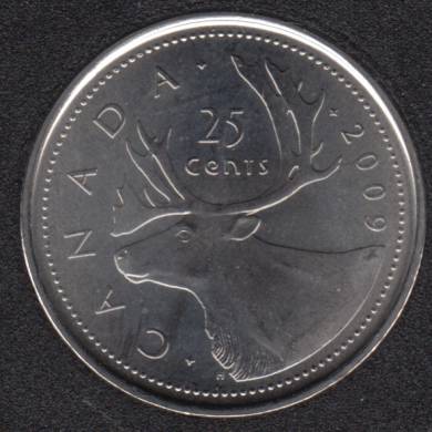 2009 - B.Unc - Canada 25 Cents