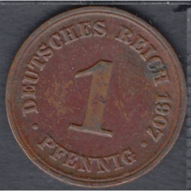 1907 D - 1 Pfennig - Germany